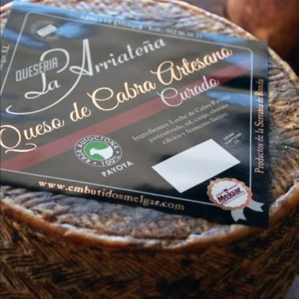 Queso de cabra Payoya «La arriateña» 1/2 pieza de 1 kg/aprox