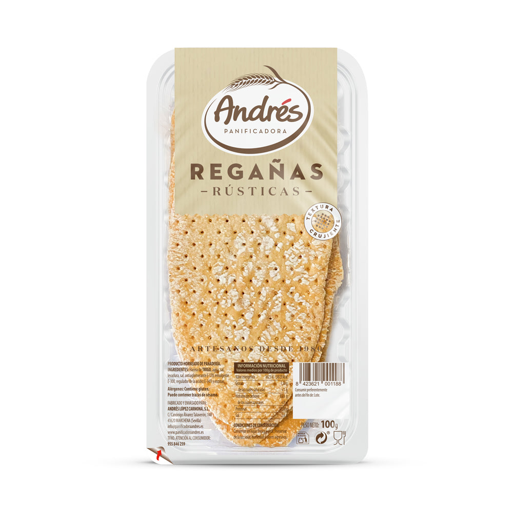 Regañás Rústicas – 10 Paquetes de 100 grm Aprox.