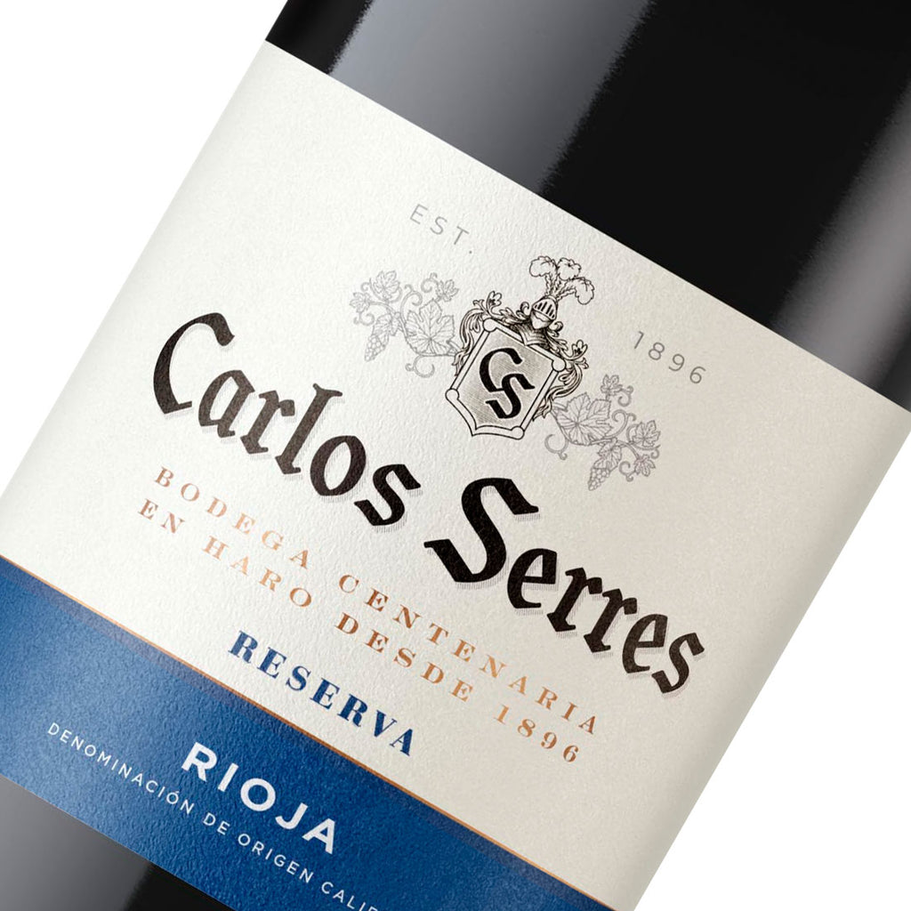 Vino tinto Carlos Serres Reserva Caja de 6 botellas.