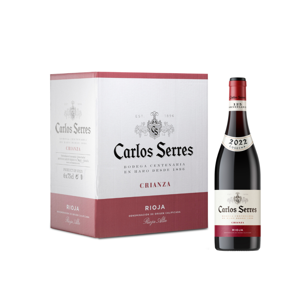Vino Tinto Carlos Serres Crianza.